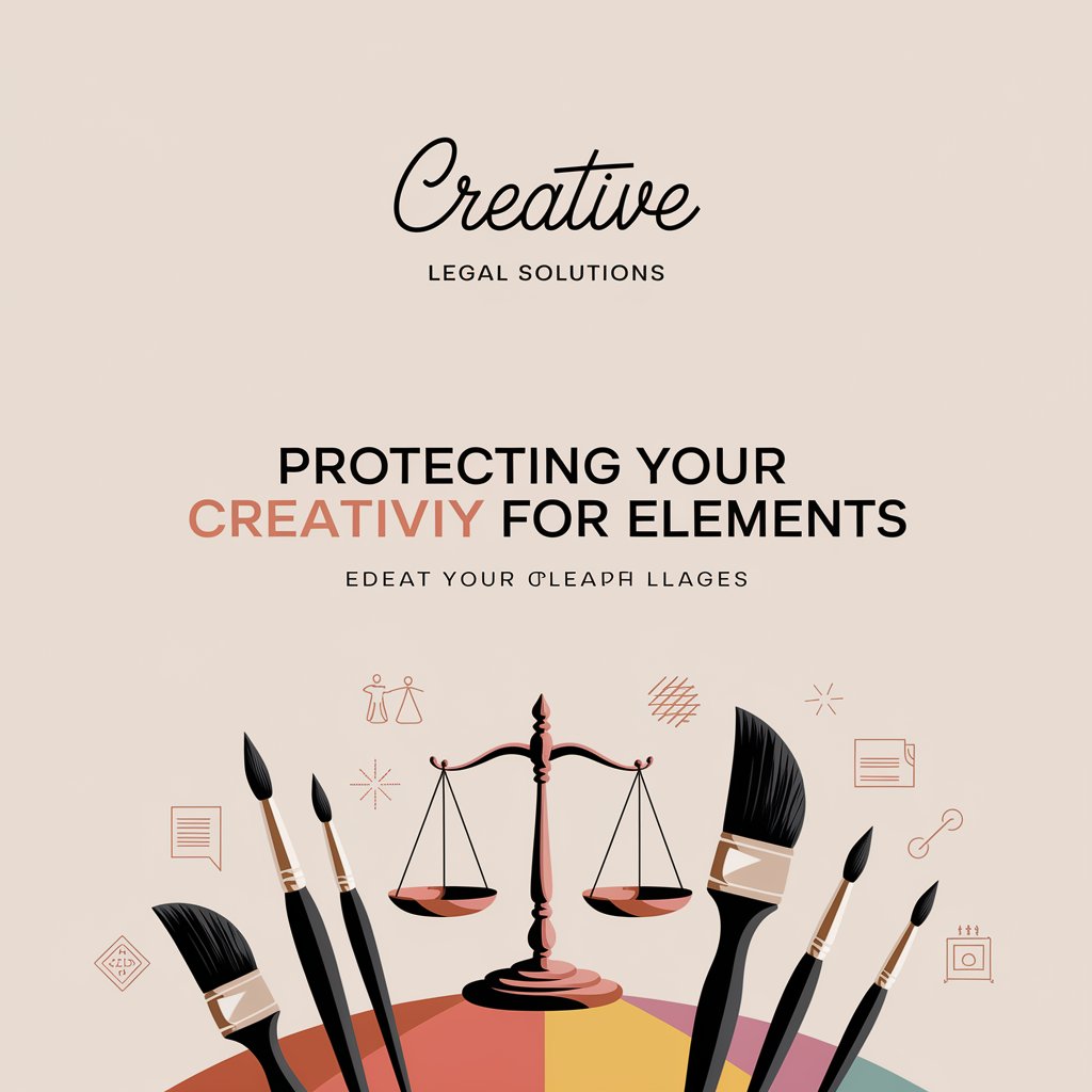 social media graphic that shows text and icons representing legal work